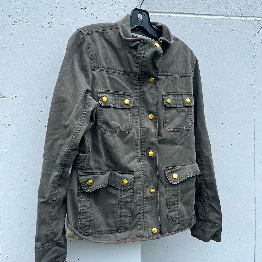 J.Crew Women’s Utility Jacket M.  Army Green